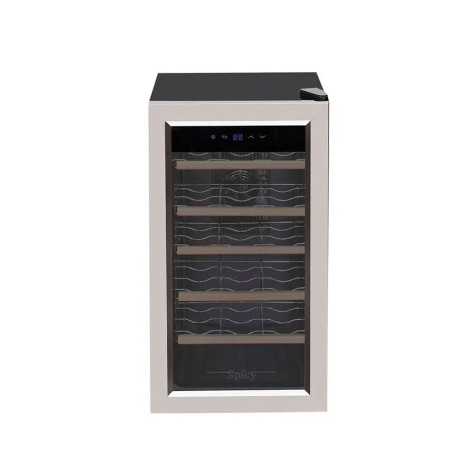 x8pxafyosoa6aaieaxllvjjnxf0nqociysoz_1600x1600+fill_ffffff Adega Termoelétrica Cuisinart Spicy 18 Garrafas Inox 220V - 4092910029 - Imagem 1